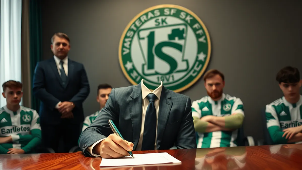 Vasteras SK FK nära värvning av Philip Bonde
